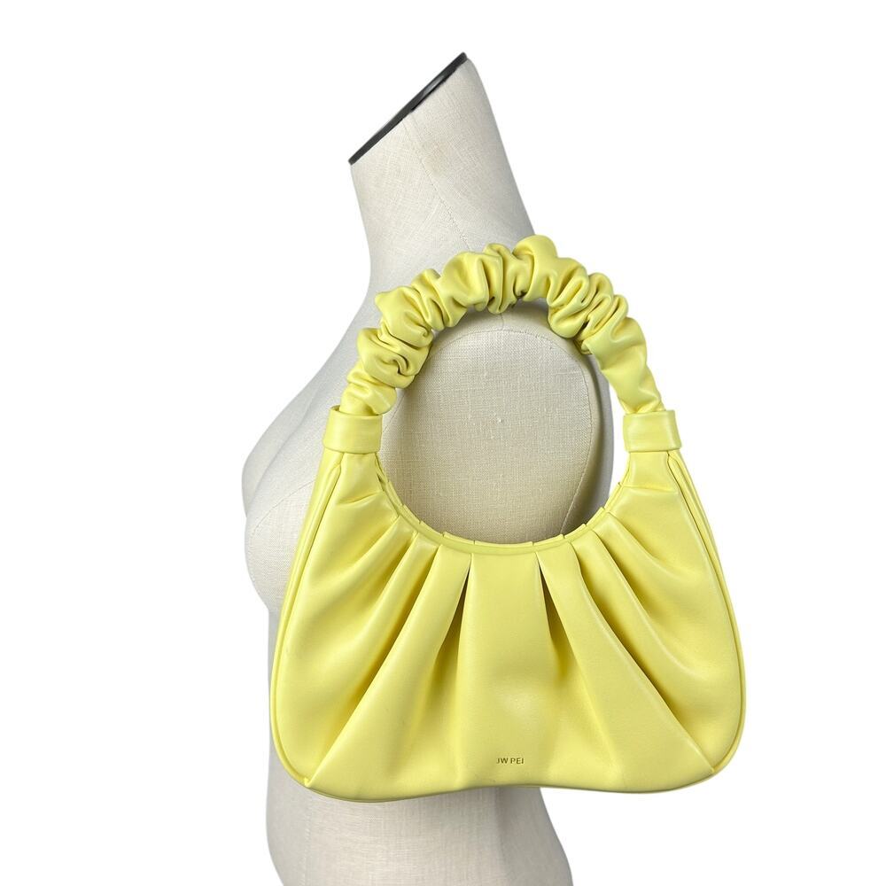 JW Pei Canary Yellow Gabbi Top Handle Faux Leather Mini Bag
